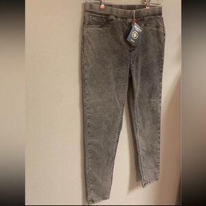 NEW!GREY JEGGINGS! Denim jeans pants 34 waist